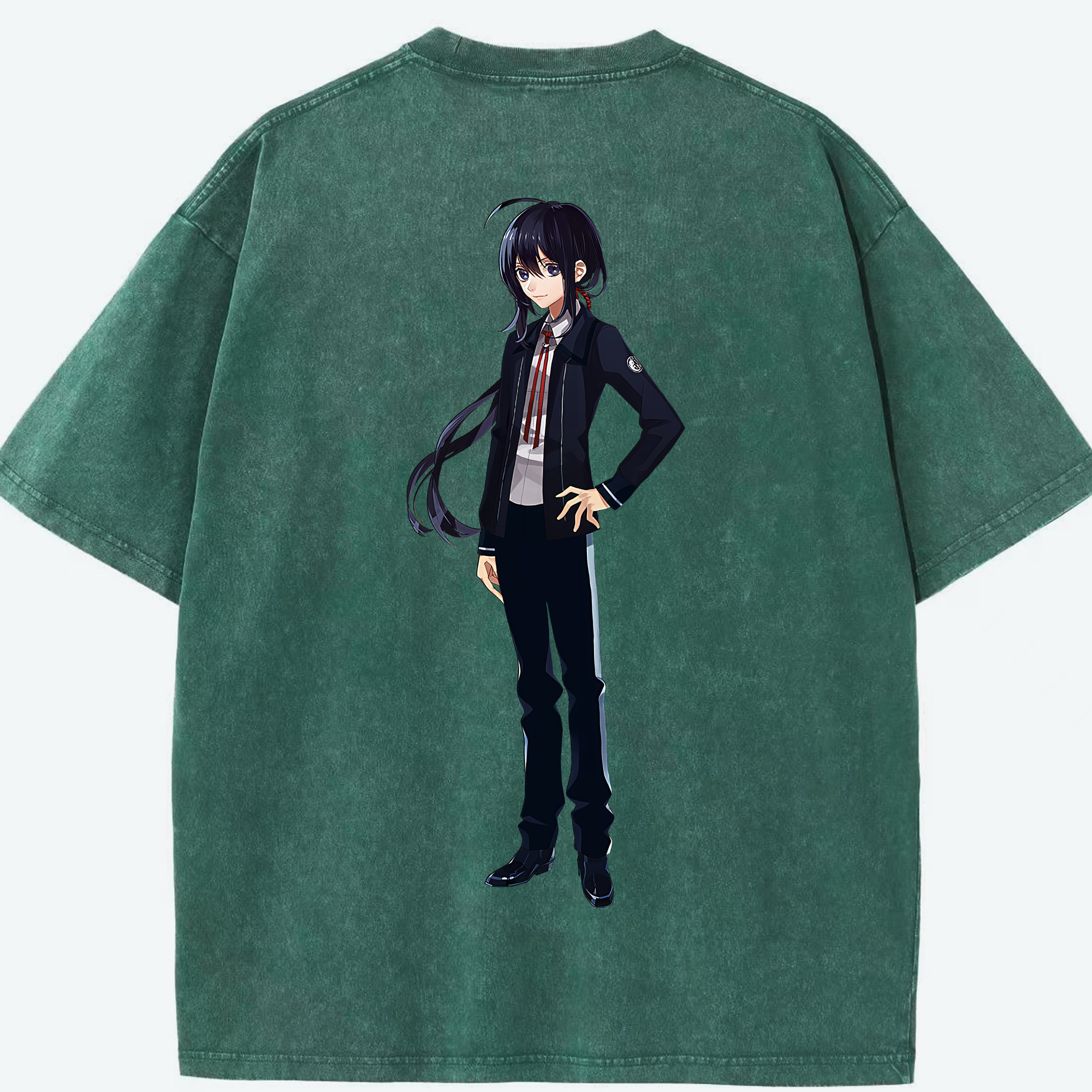 （画像用） 刀剣乱舞 Touken Ranbu 綿100% ヴィンテージ風 半袖Tシャツ（背面プリント）
